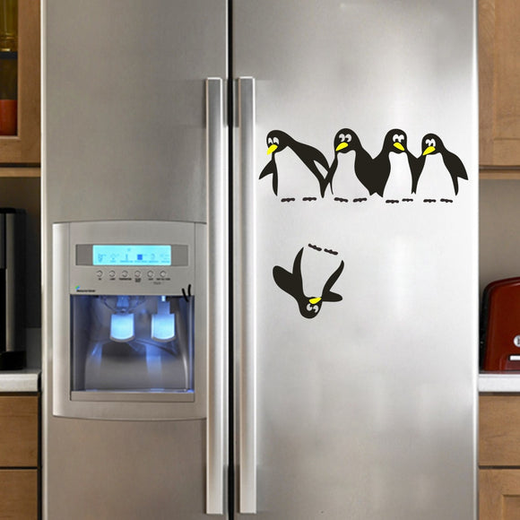 Penguin Fridge Sticker