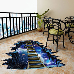 NEW Large 3d Cosmic Space Wall Sticker