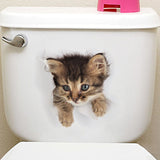 Cats 3D Toilet Sticker