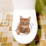 Cats 3D Toilet Sticker