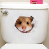 Cats 3D Toilet Sticker
