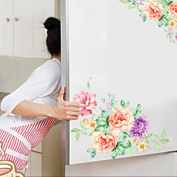 Colorful Flowers 3D Wall Stickers