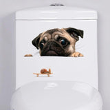 3D Dog Wall Stickers