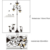 Cats Streed Lamp Sticker