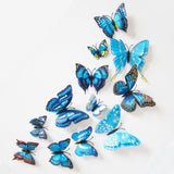 12pcs 3D Butterfly Wall Stickers