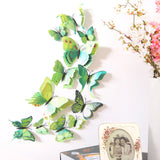 12pcs 3D Butterfly Wall Stickers