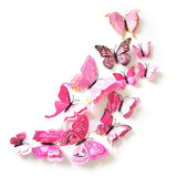 12pcs 3D Butterfly Wall Stickers