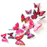 12pcs 3D Butterfly Wall Stickers