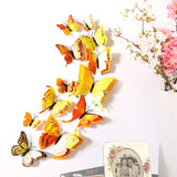 12pcs 3D Butterfly Wall Stickers