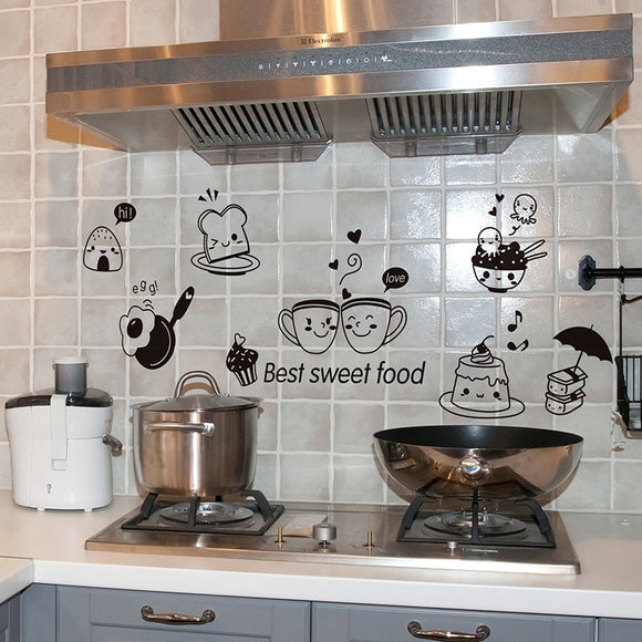 Kitchen Sweet Food Wall Stickers