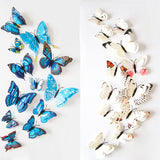12pcs 3D Butterfly Wall Stickers