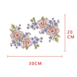 Colorful Flowers Toilet Sticker