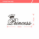 Princess Crown Wall Stickers